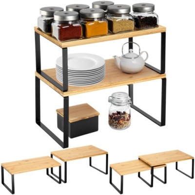 ZESTAW 2 PÓŁEK BAMBUSOWYCH GINGER