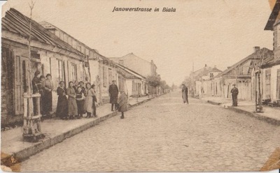 BIAŁA PODLASKA 1916 ULICA JANOWSKA