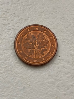 1 euro cent 2002 J