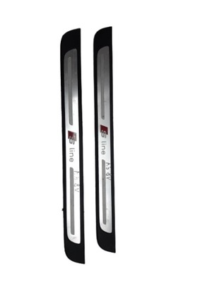 Audi a3 8v sedan s-line молдинг накладки порогові фото №1