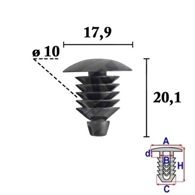 REMACHE DE COLECTOR TAPICERSKA UNIVERSAL LANCIA  