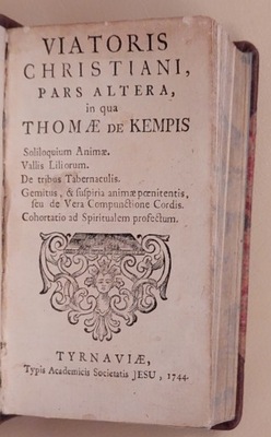 Starodruk łaciński - ilustracje 1744