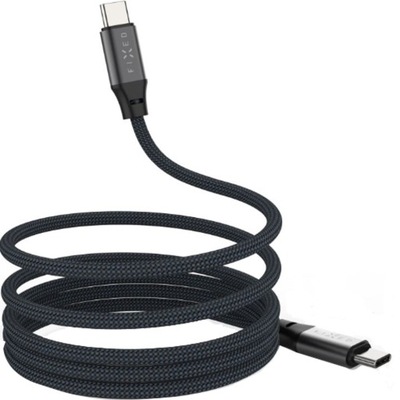 Kabel Fixed USB typ C - USB typ C 1,2 m černý