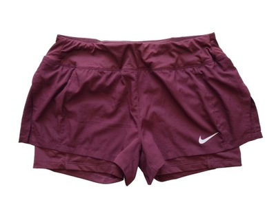 NIKE RUNNING ECLIPSE 2IN1 SHORTS Damskie Spodenki Biegowe L