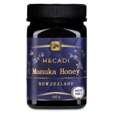 MIÓD MANUKA HECADI MGO 400+ 500G ORYGINALNY MOCNY