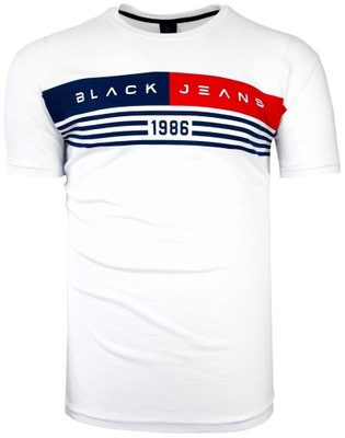 Koszulka męska t-shirt TOMMY BLACK T1234 r. M
