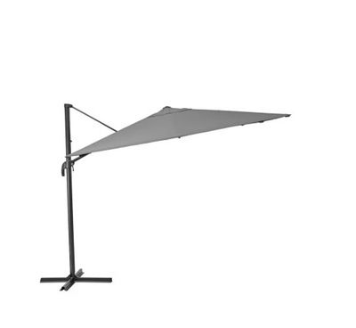 Parasol ogrodowy Aura 290x290x264 cm antracytowy