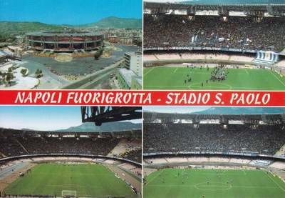 WŁOCHY - NEAPOL - FUORIGROTTA - STADION S. PAOLO