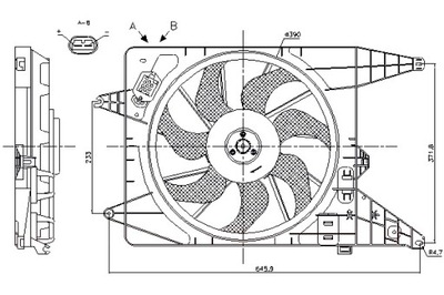 NISSENS VENTILADOR DEL RADIADOR Z CUERPO DACIA LOGAN LOGAN EXPRESS  