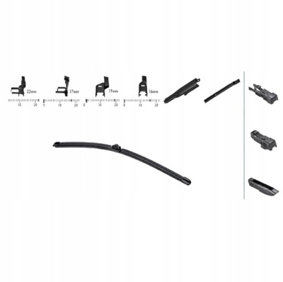 ESCOBILLAS HYDROCONNECT 450MM PARA JAGUAR XF XJ  