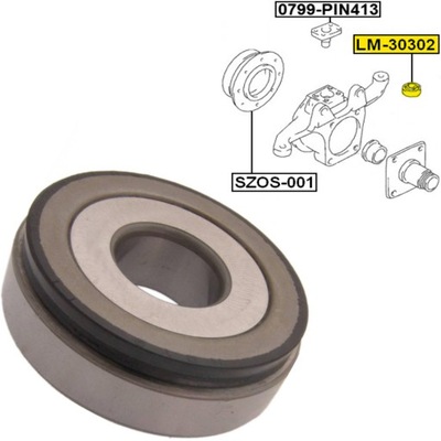 BEARING AXLE SUZUKI JIMNY SN413 1998 -2018  