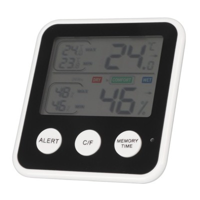 Termometr pokojowy Wyświetlacz LCD o przekątnej