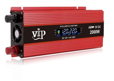 BALASTO DE AUTOMÓVIL 12V 230V 2000W IPS USB  