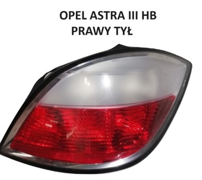 LAMPA TYŁ TYLNA ASTRA H III 3 HB 5D hatchback PRAWA