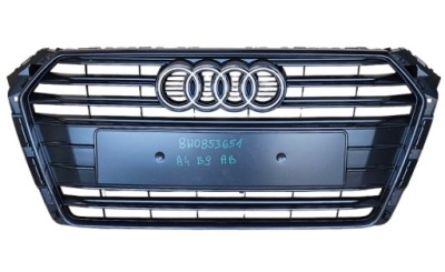 Audi s4 a4 b9 15-19 решітка радіатора решітка радіатора 8w0853651ab фото №1