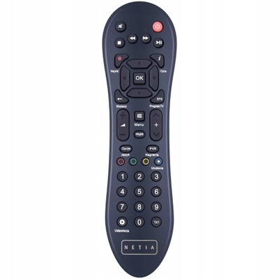 PILOT ORYGINALNY DO DEKODERA NETIA EVOBOX 4K