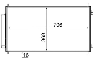 MAHLE KONDENSATORIUS KONDICIONAVIMO HONDA CR-V III 2.0 2.2D 2.4 09.06- 