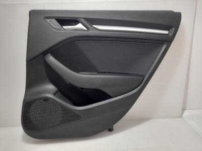 Audi a3 8v sportback обшивка дверь правый задняя обивка czarna super состояние фото №1