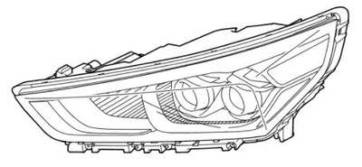 HYUNDAI IONIQ ELECTRIC (2016-2019) ЛЕВЫЙ ФАРА
