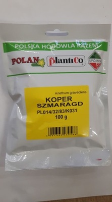 Koper ogrodowy SZMARAGD średnio późny 100g