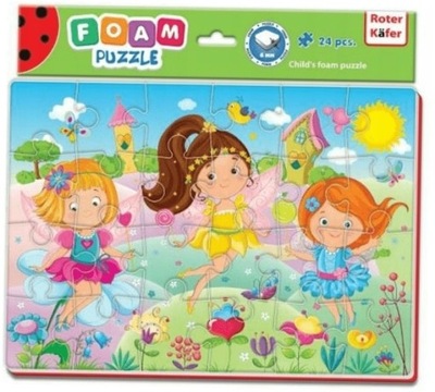 Puzzle piankowe. Wesołe wróżki