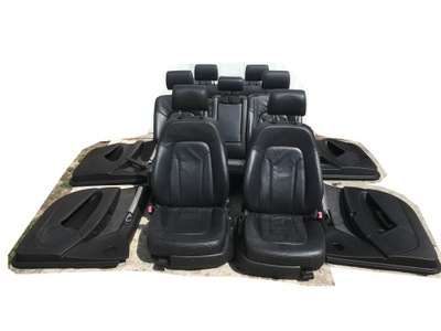 Сидіння сидіння заднє сидіння салон audi q7 4l czarna фото №1