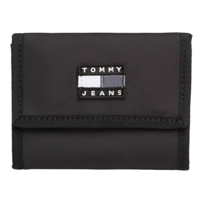 TOMMY HILFIGER PORTFEL MĘSKI TJM HERITAGE TRIFOLD CZARNY