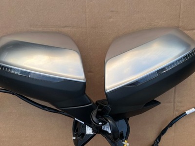 AUDI SQ7 Q7 4M FACELIFT MIRRORS CHROME RIGHT LEFT 14 PIN  