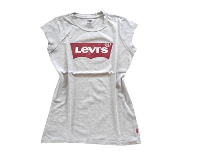 LEVI'S szary logowany t-shirt 158 cm