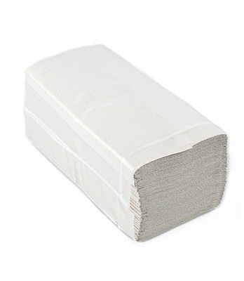 Ręczniki papierowe składane ZZ szare makulatura