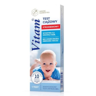 Test ciążowy VITAM Strumieniowy -10 mlU/ml