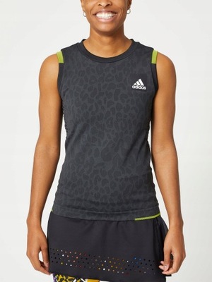 Adidas top damski czarny bokserka tennis rozmiar L