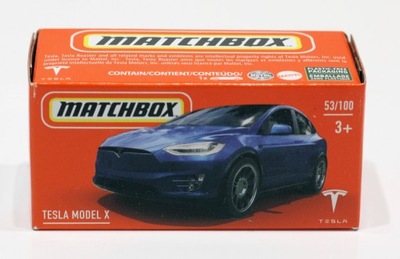 TESLA MODEL X MATCHBOX MATTEL
