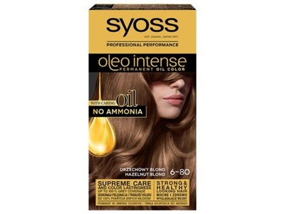 Schwarzkopf Syoss Farba do włosów Oleo 6-80 orzechowy blond 1op.