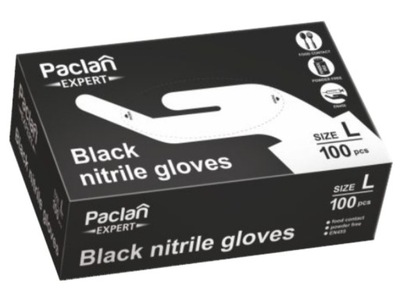 Rękawiczki nitrylowe PACLAN Expert rozmiar L