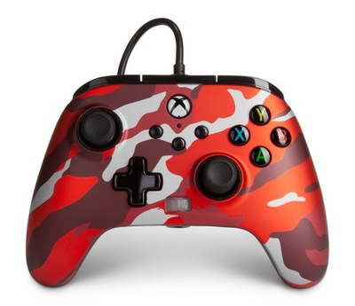 PowerA Pad Xbox One Series X S Metallic Red Camo