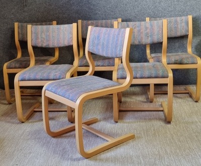 Duńskie Krzesła Vintage lata90 6 sztuk