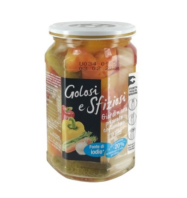 Golosi e Sfiziosi Giardiniera Warzywa w Occie 320g