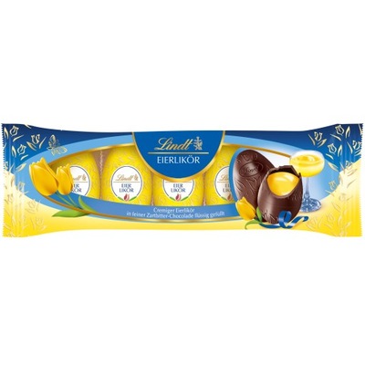 Lindt Lindor Jajka ajerkoniakowe jajeczka Adwokatowe Wielkanoc Jajko 90g DE