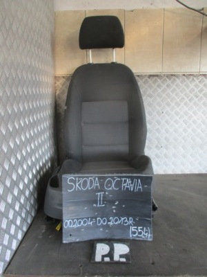 Сидіння правий перед skoda octavia ii 04-13r фото №1