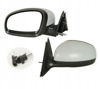 Skoda fabia 2007-2010 дзеркало ліва механічний фото №1