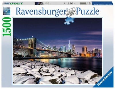 Puzzle Ravensburger ZIMA W NOWYM JORKU 1500 elementów ZIMA W NOWYM JORKU
