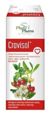 CRAVISOL głóg jemioła nerwica praca serca 100 ml