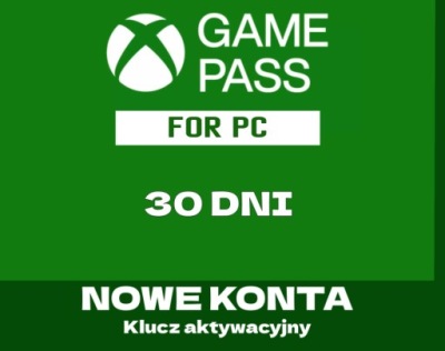 SUBSKRYPCJA XBOX GAME PASS FOR PC - 30 DNI , 1 MIESIĄC - BEZ VPN +BONUS GRA