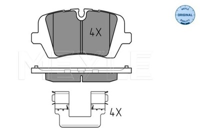 PADS BRAKE MEYLE 025 257 2016  