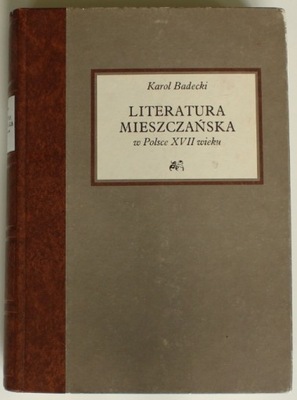 LITERATURA MIESZCZAŃSKA W POLSCE Badecki 1925