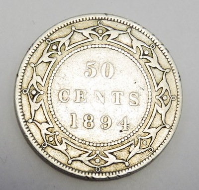 KANADA Nowa Fundlandia 50 cents 1894