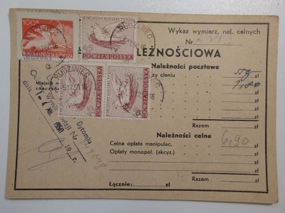 Stara korespondencja, Polska, 1950r. X209