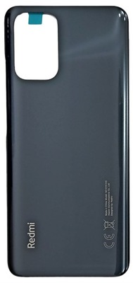 Klapka baterii do Xiaomi Redmi Note 10 SZARA CZARNA Onyx Grey