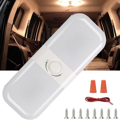 Лампа внутренняя led do автомобиля do kampera автомобильная лампа led 12 v фото №1